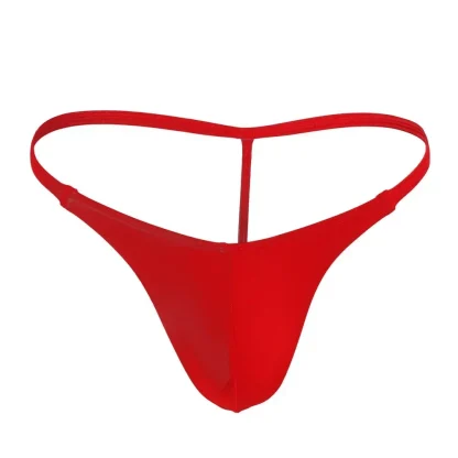Sexy Thin String Solid Thong - Image 11