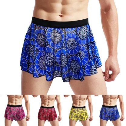 Printed Pleated Skirt Underwear - Image 5