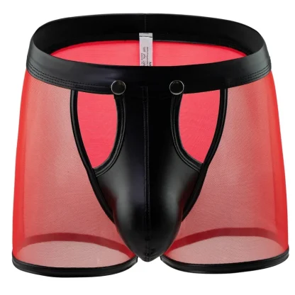 Snap Button Open Crotch Boxer Brief - Image 3