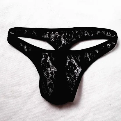 Floral Sheer Lace Sexy Thong