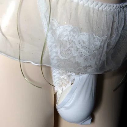 Skirted Ruffle Mesh Panties - Image 2