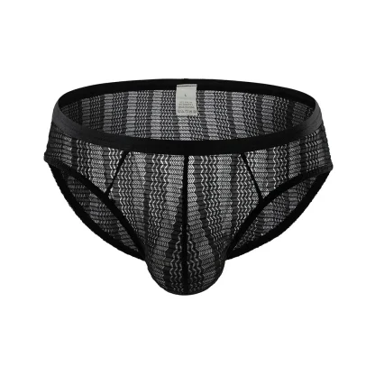 Breathable Mesh Black Brief - Image 7