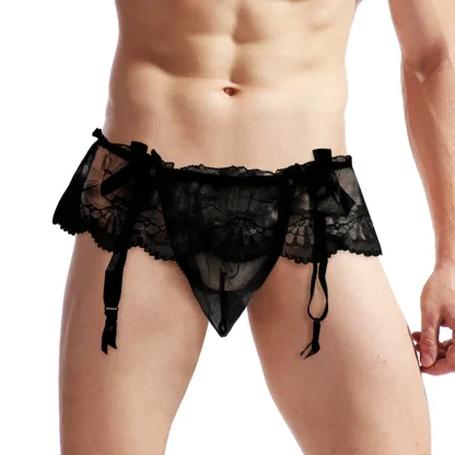 Tempting Skirted Suspender Thong