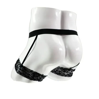 Elastic Sheer Lace Garter Belt - Image 2