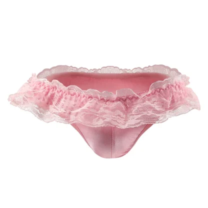 Ruffle Lace Trim Bikini Brief - Image 13