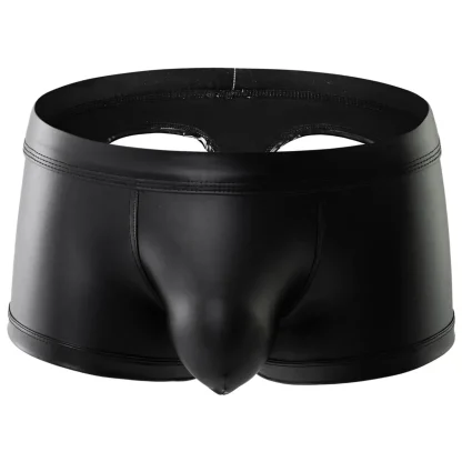 Open Buttocks Black Boxer Brief - Image 9