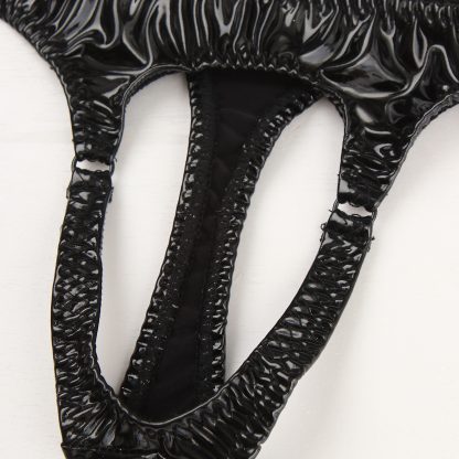Sleek Black Crotchless Thong - Image 9