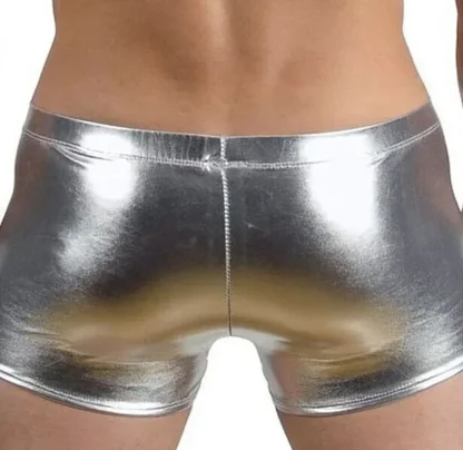 Lace-up Crotch Metallic Boxer Brief - Image 14