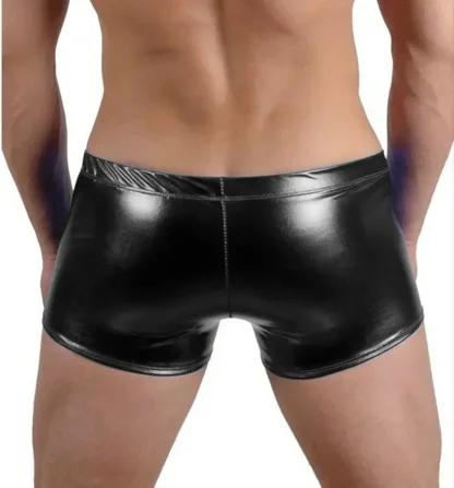 Lace-up Crotch Metallic Boxer Brief - Image 8