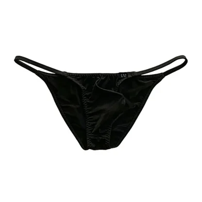 Solid Color String Bikini Brief