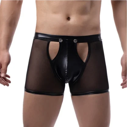 Snap Button Open Crotch Boxer Brief - Image 7