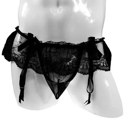 Tempting Skirted Suspender Thong - Image 5