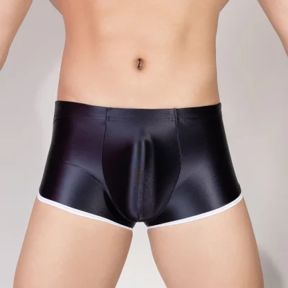 Men's Tight Glossy Boxer Briefs - Image 2