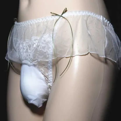 Skirted Ruffle Mesh Panties