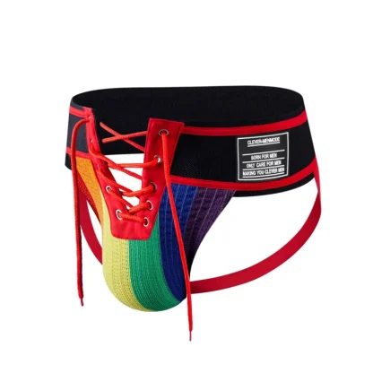Lace-up Crotch Hot Jockstrap - Image 3