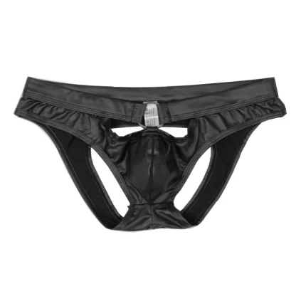 Ring Decor Front Black Jockstrap - Image 5