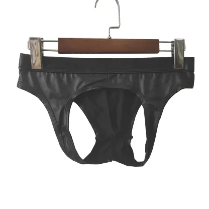 Ring Decor Front Black Jockstrap - Image 4