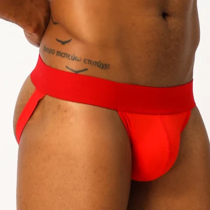 Solid Color Elastic Jockstrap - Image 10