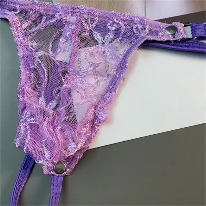 Full Lace Transparent G-string - Image 3