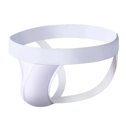 Solid Color Elastic Jockstrap - Image 7