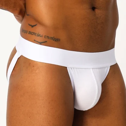 Solid Color Elastic Jockstrap - Image 11