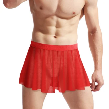 Ultra Thin Mesh Mini Skirt - Image 8