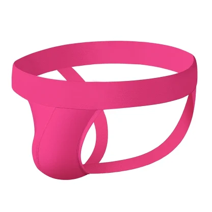 Solid Color Elastic Jockstrap - Image 3