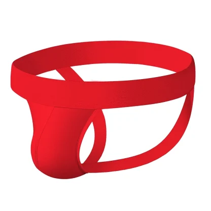 Solid Color Elastic Jockstrap - Image 2