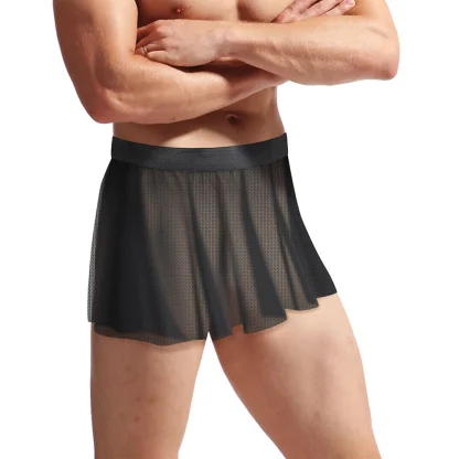 Ultra Thin Mesh Mini Skirt - Image 4
