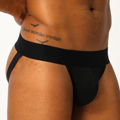 Solid Color Elastic Jockstrap - Image 9