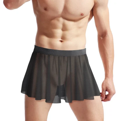 Ultra Thin Mesh Mini Skirt - Image 2