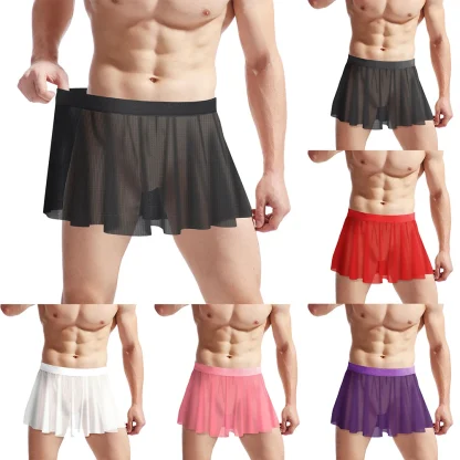 Ultra Thin Mesh Mini Skirt - Image 15