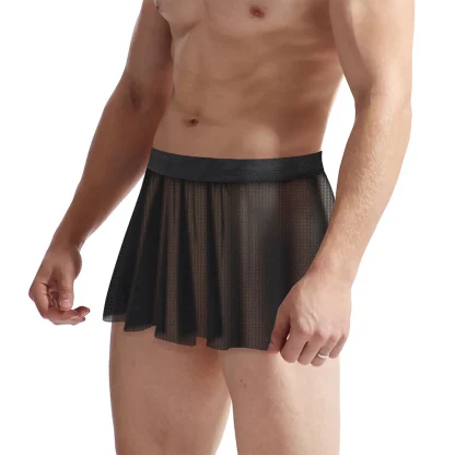 Ultra Thin Mesh Mini Skirt - Image 3