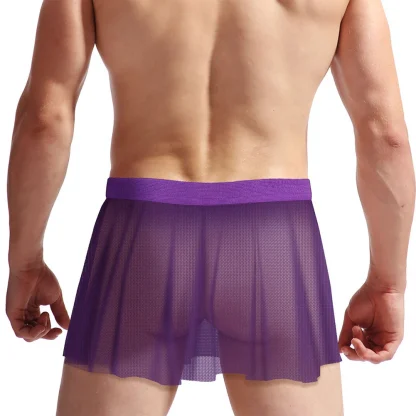 Ultra Thin Mesh Mini Skirt - Image 5