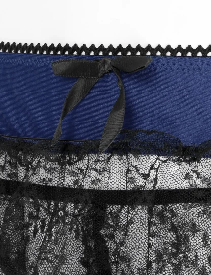 V-neck See-through Lace Lingerie - Image 12