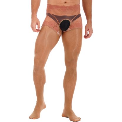 Durable Mesh Open Crotch Pantyhose - Image 11