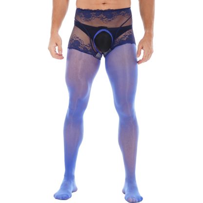 Durable Mesh Open Crotch Pantyhose