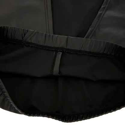 Side Slit Fitted Mini Black Skirt - Image 9